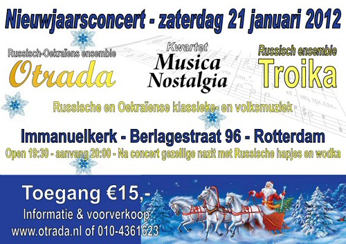 Otrada Nieuwjaarconcert zaterdag 21 januari 2012